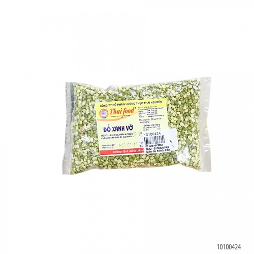 Đỗ Xanh Vỡ Nguyên Vỏ 200Gr Đỗ Xanh Vỡ Nguyên Vỏ 200Gr